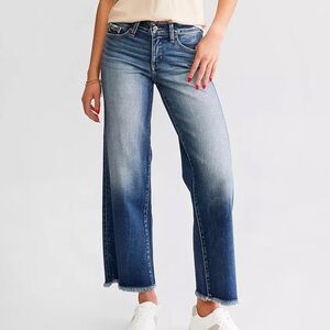 Buckle Black Fit No. 53 Cropped Wide Leg Stretch Jean